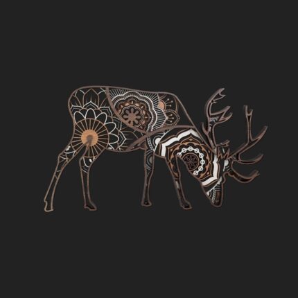 Sabar Mandala Wall Art Decor by laser artist studio