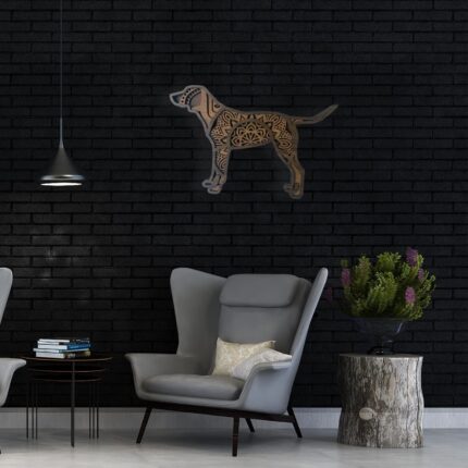 Labrador Dog Mandala Layer Art Wall Decor / 097STD by laser artist studio