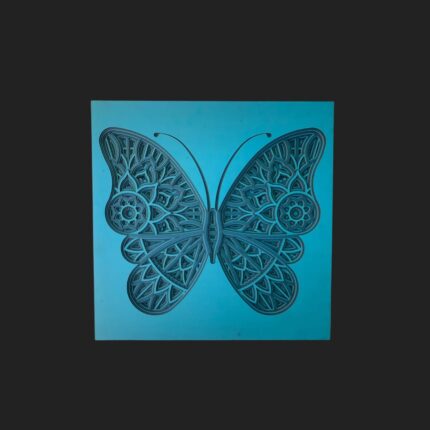 Butterfly Mandala Art Wall Decor / BUF061 by laser artist studio