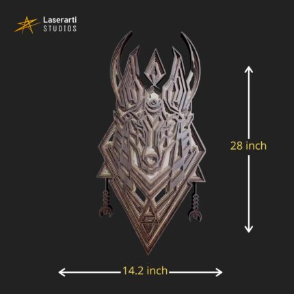 Anubis Wall Art Decor / 070ANU by laser artist studio