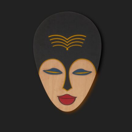 Smiley Face Mask Wall Art Decor/ FAC020 by laser artist studio