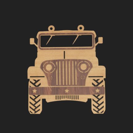 Jeep Multilayer Wall Art Decor by laser artist studio