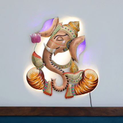 Decorative Ganesh Multicolour Iron Wall Art by decorum