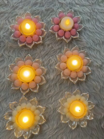 handcrafted decorative tea light candle holders by  aanchals creations