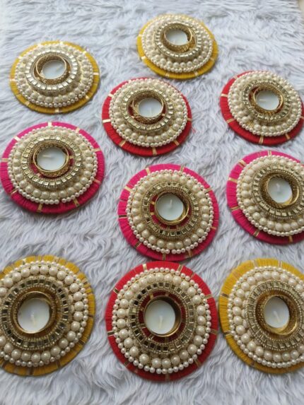 handcrafted decorative tea light candle holders aanchals creations