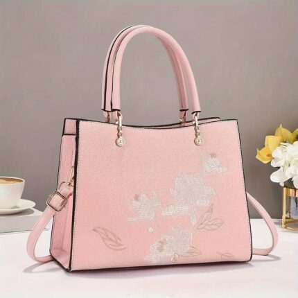 Elegant Floral Embroidered Women's Handbag by  Alluriefy neeraj k